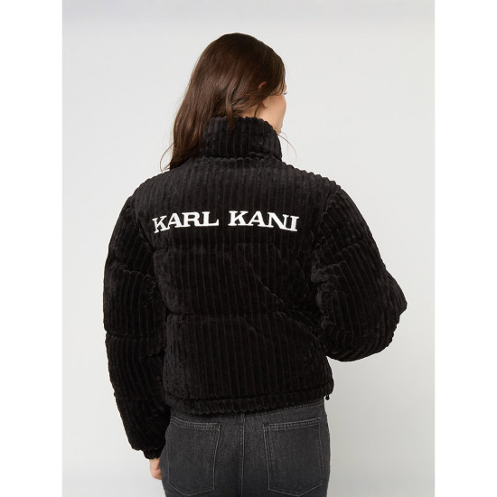 Karl Kani Γυναικείο μπουφάν Fuzzy Corduroy Short Puffer Jacket
